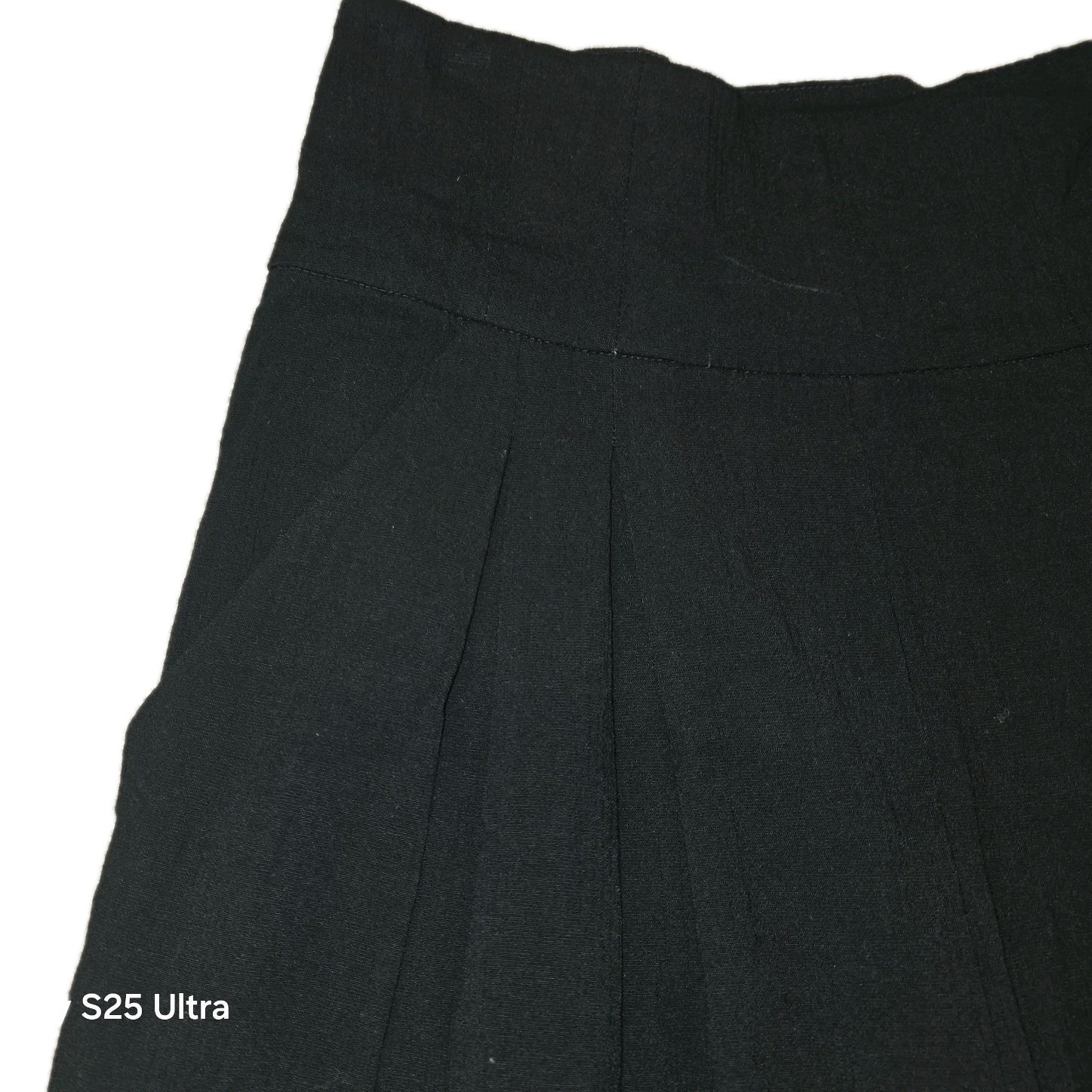 Euc Free People Black Wide Leg Cropped Pants Sz 4 — image 3 of 6